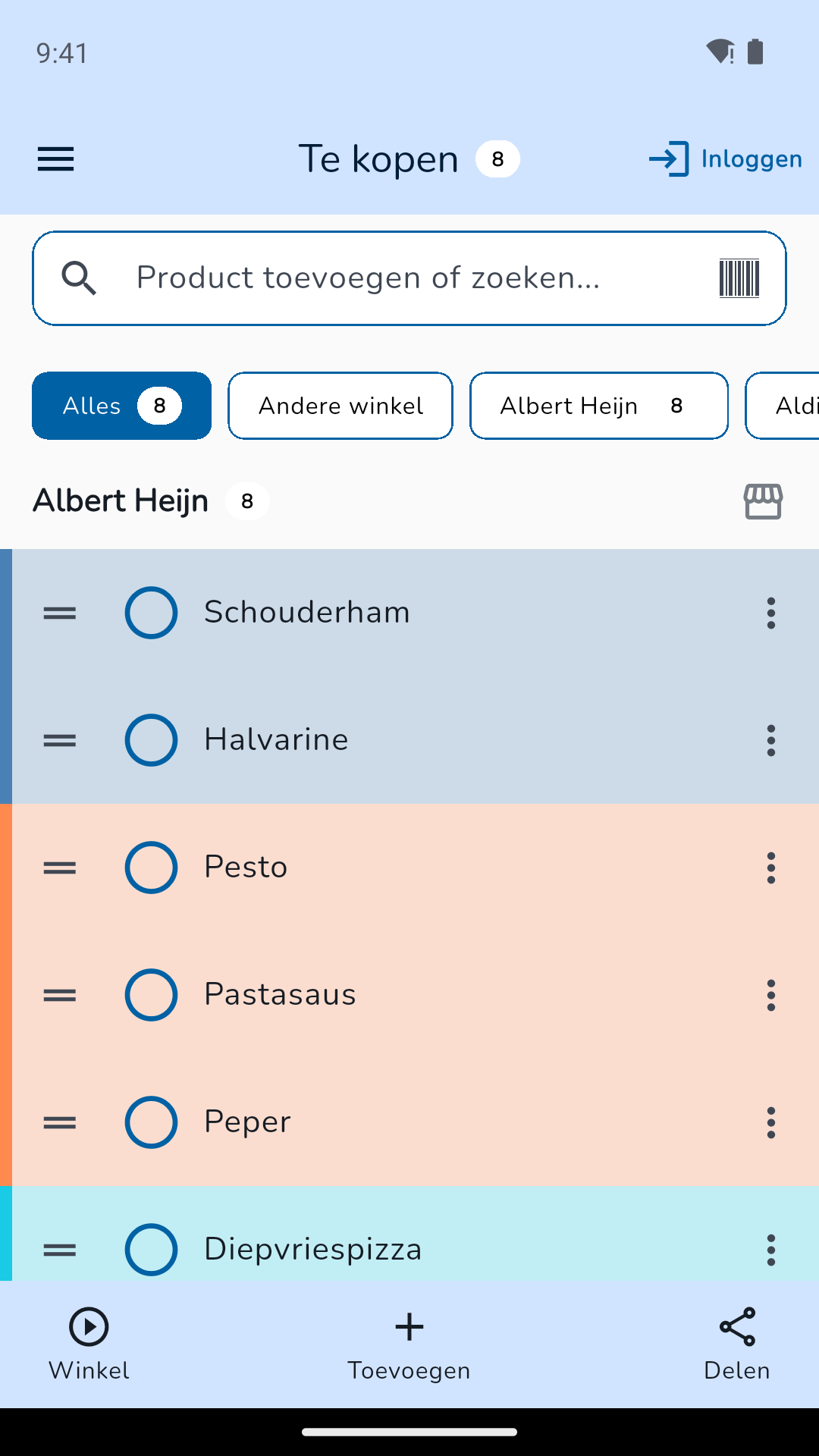 Lista della spesa